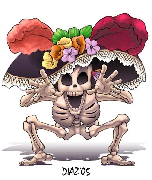 Dibujos de catrinas - Imagui