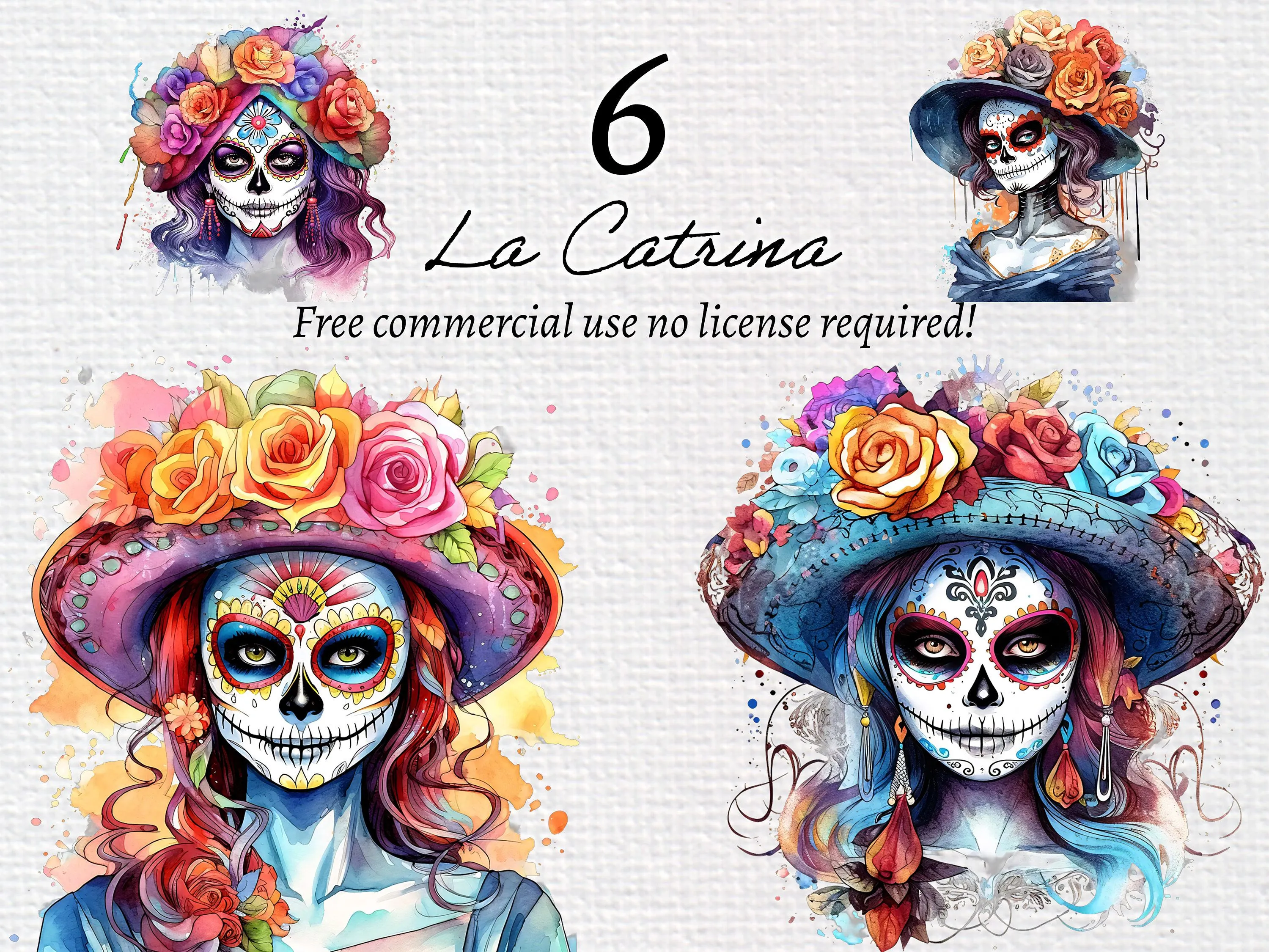 Catrina dibujo - Etsy México