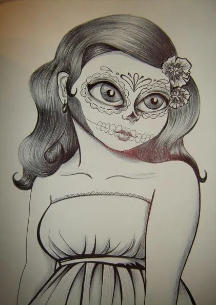 Catrina | Dibujo | Pinterest