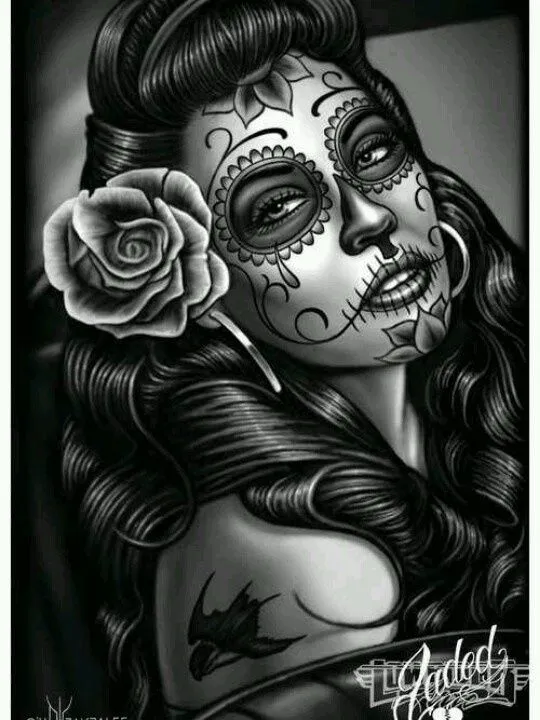 La Catrina 2 | Tattoos Inspiration | Pinterest | Sugar Skull ...