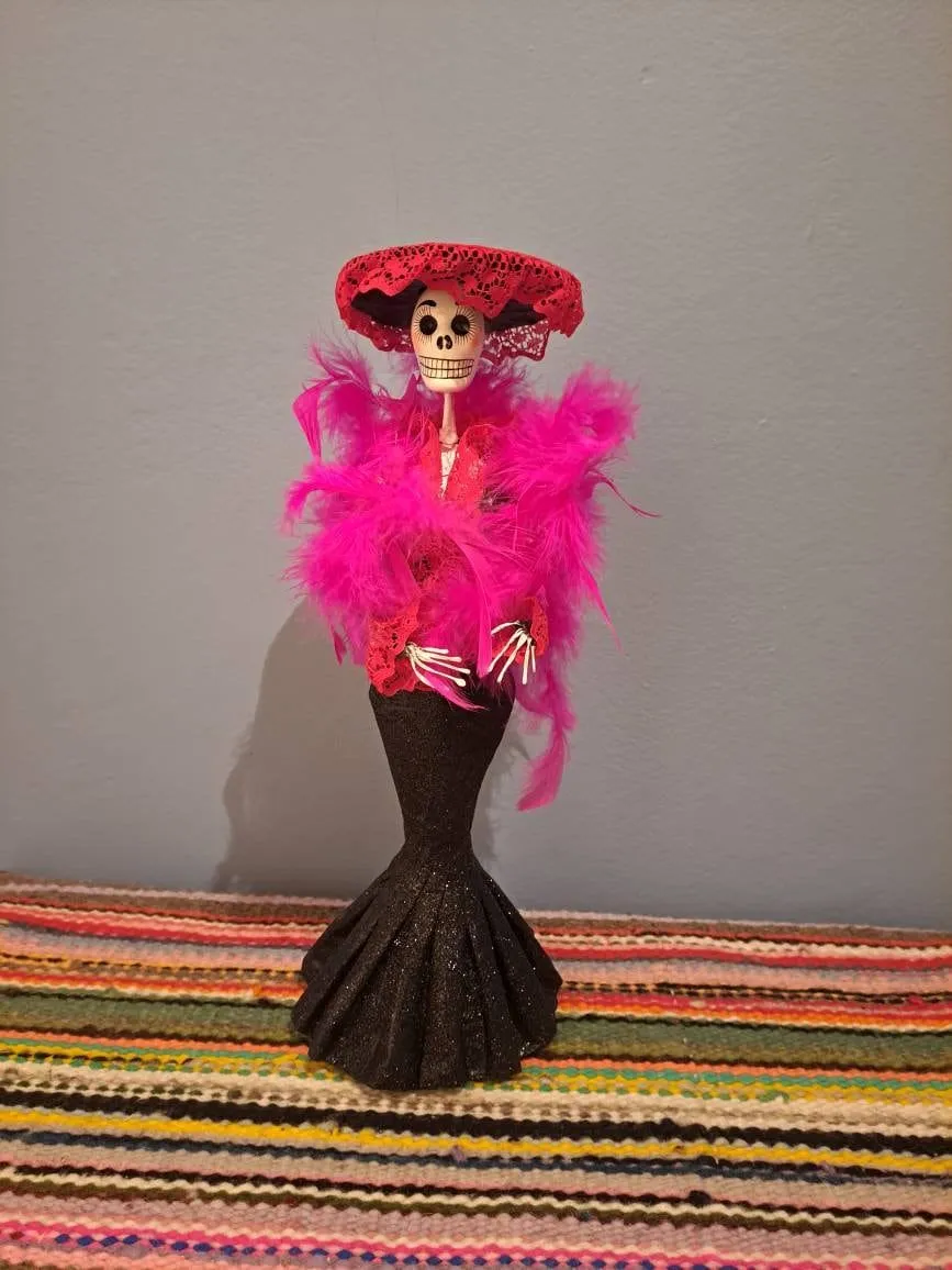 Catrina de papel mache - Etsy México