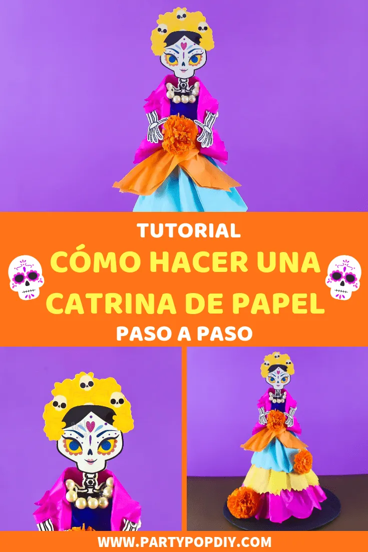 Como hacer una Catrina | PartyPop DIY