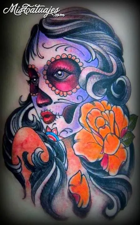 Catrina's Tattoo | Tatuaje: Tattoo Katrina en el costado ...