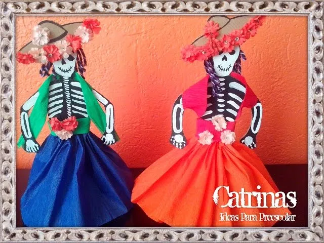 Catrina(manualidad para niños) - YouTube