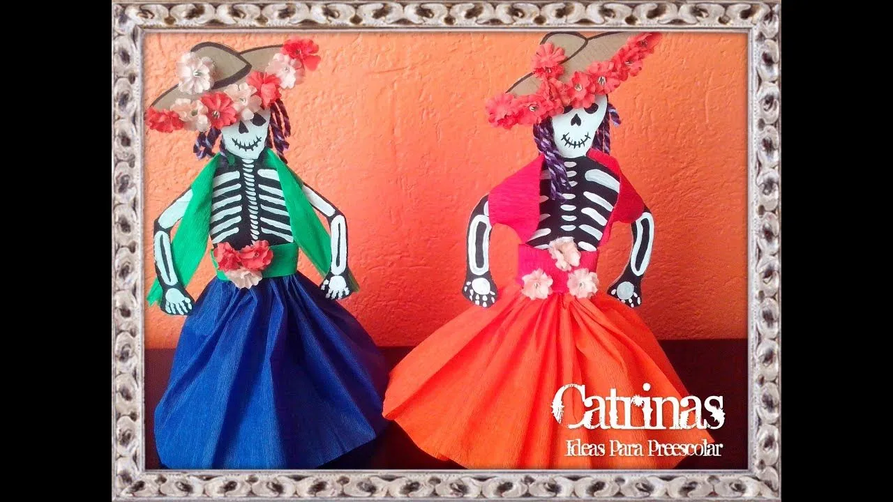 Catrina(manualidad para niños) - YouTube
