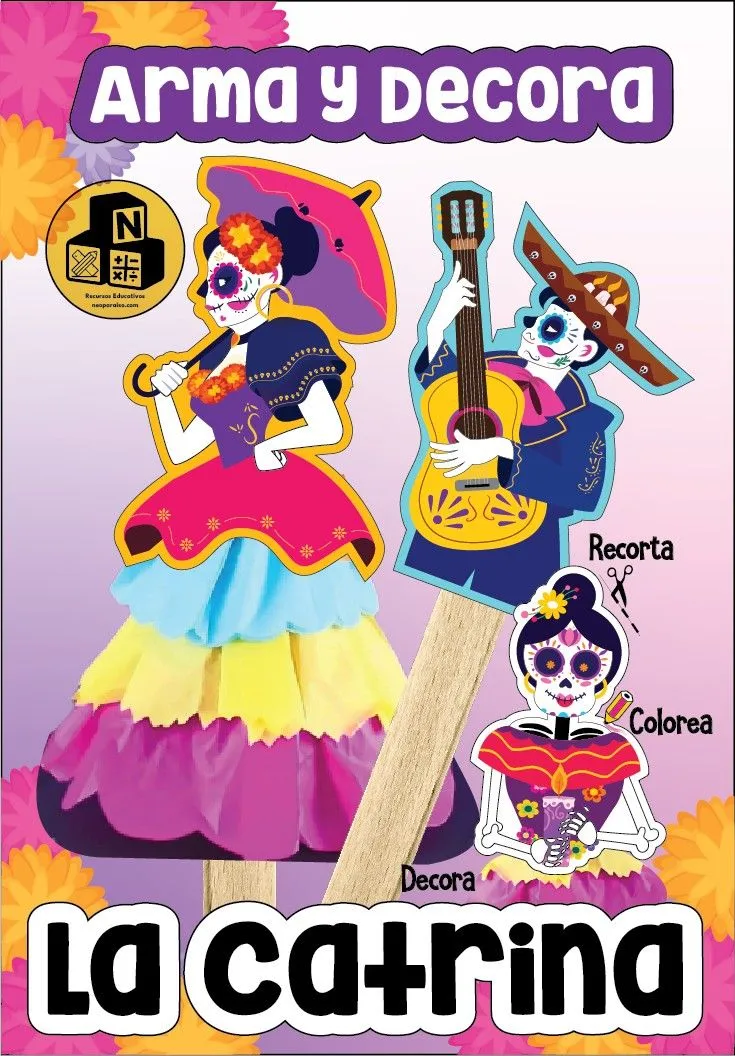 Catrinas para Decorar PDF gratis