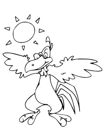 Catroon Condor coloring page | Super Coloring Catroon Condor coloring page | Super Coloring