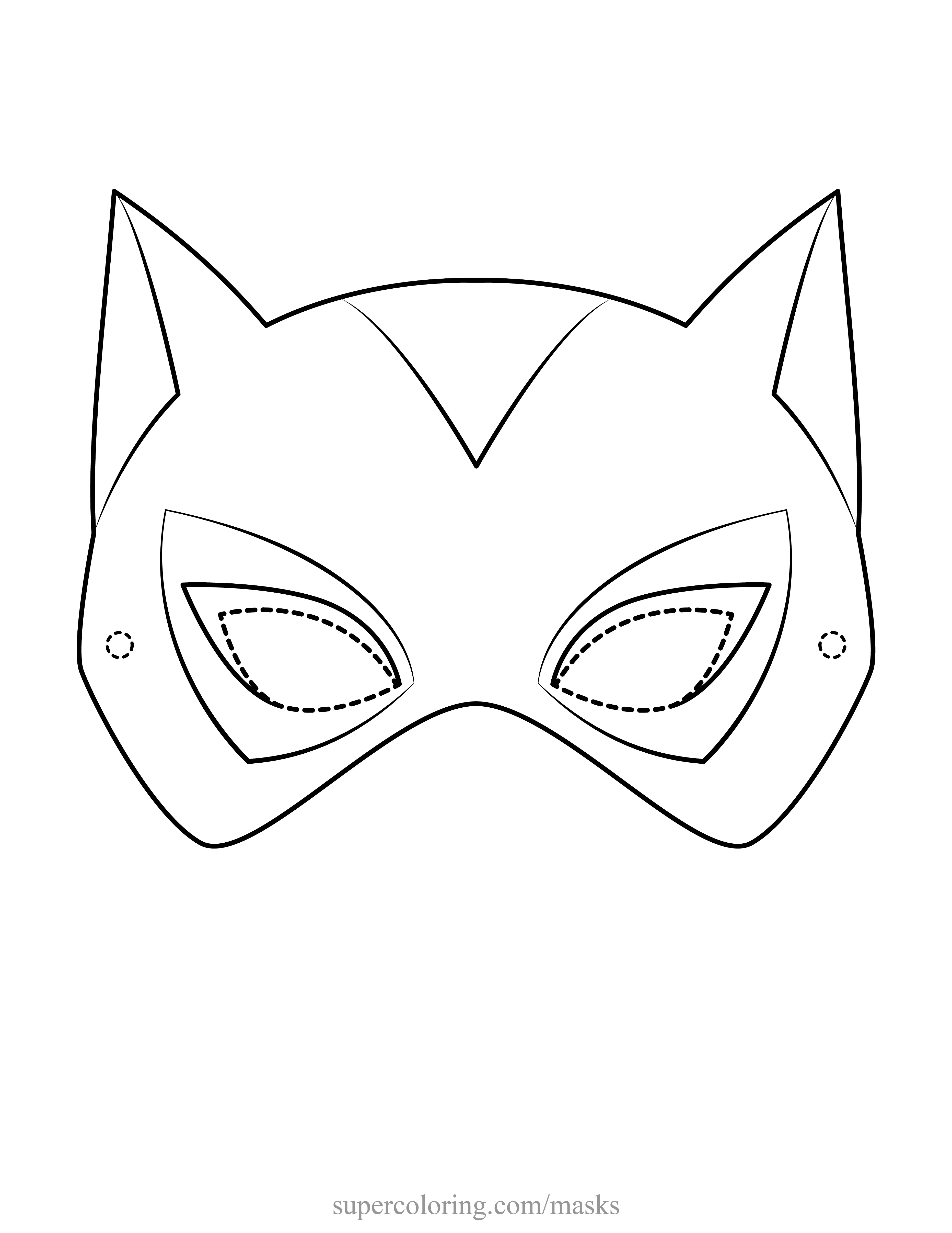 Catwoman | Mascara de animales, Molde antifaz, Cumpleaños batman Catwoman | Mascara de animales, Molde antifaz, Cumpleaños batman