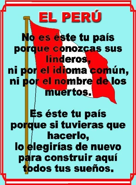 LA CAVERNA DE PLATON: ¡FELICES FIESTAS PATRIAS! ¡VIVA EL PERÚ!‏