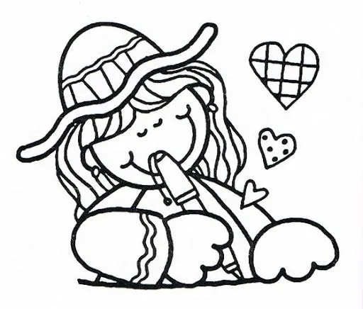 DIBUJOS DE MAESTRAS PARA COLOREAR
