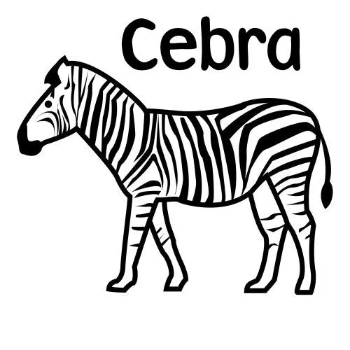 COLOREAR DIBUJOS DE CEBRAS | Dibujos para colorear COLOREAR DIBUJOS DE CEBRAS | Dibujos para colorear