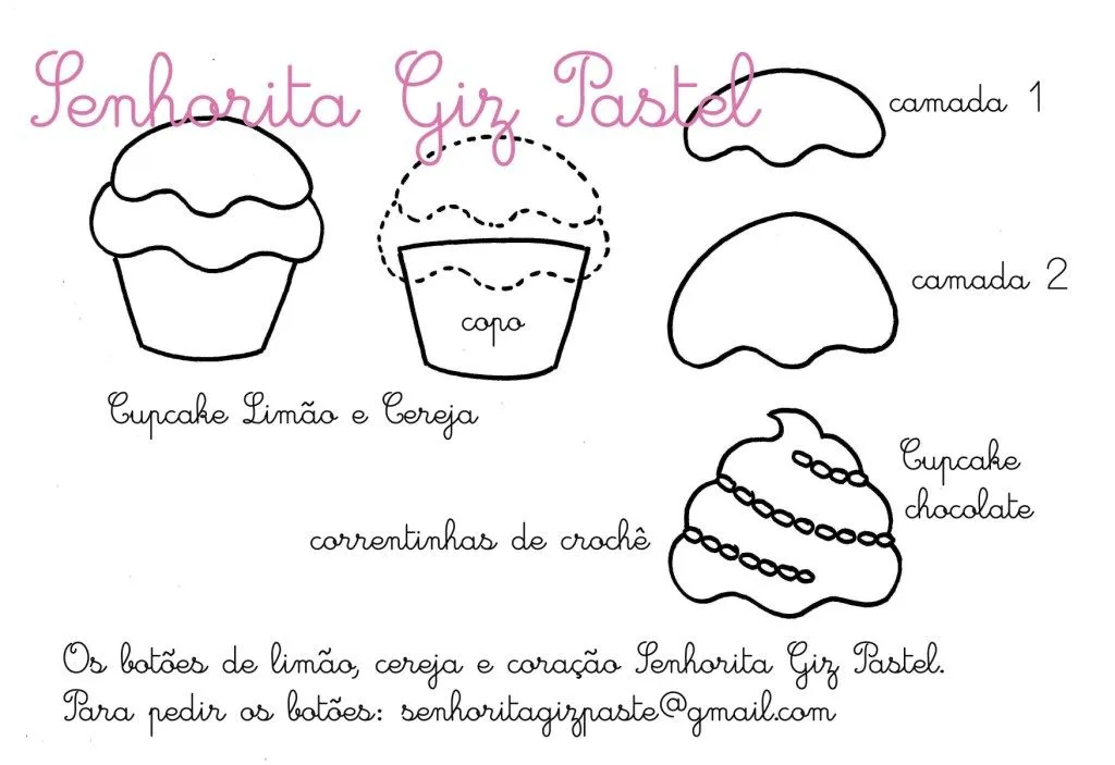 Ceci EuQfiz: Moldes de cupcakes
