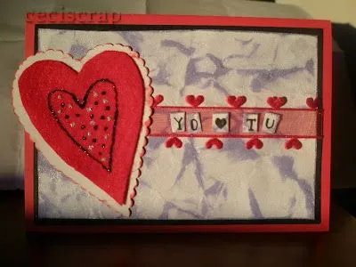 Ceci Scrap - scrapbooking en España: "TARJETA DE SAN VALENTIN" Ceci Scrap - scrapbooking en España: "TARJETA DE SAN VALENTIN"