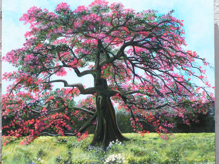 Cuando La Ceiba Florece Angel L Magdariaga - Artelista.com Cuando La Ceiba Florece Angel L Magdariaga - Artelista.com