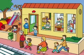 Dibujos de colegios infantiles - Imagui