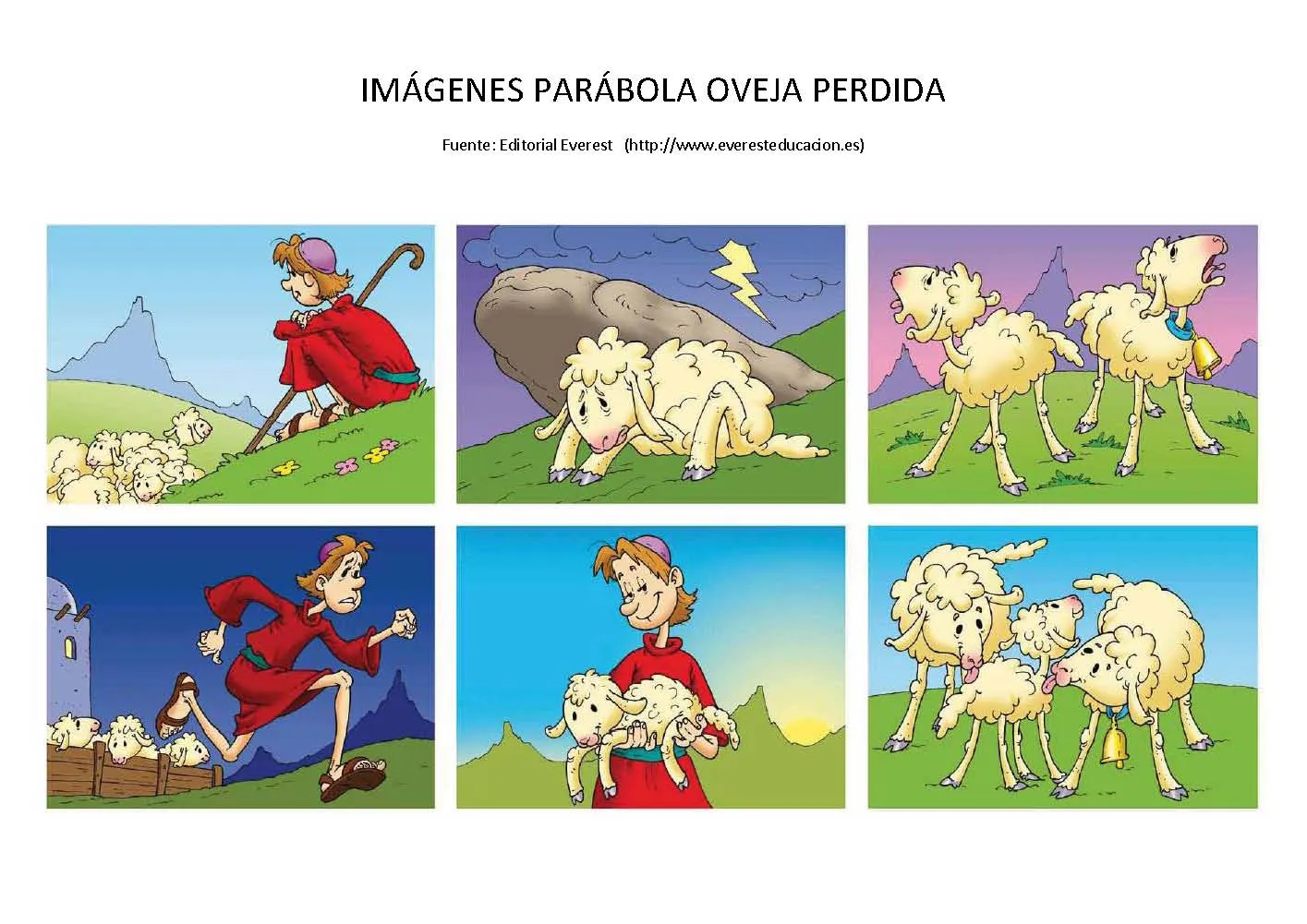 Celebra la vida!: Parábola de la Oveja Perdida. Celebra la vida!: Parábola de la Oveja Perdida.