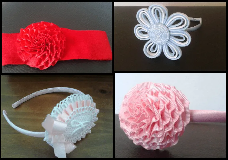 Celebrar, regalar y más: LABORES INFANTILES -- diademas, coleteros ... Celebrar, regalar y más: LABORES INFANTILES -- diademas, coleteros ...