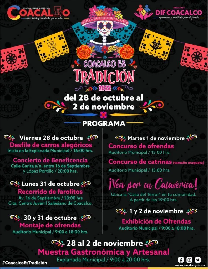 Celebrarán a fieles difuntos con extenso programa, en Coacalco Celebrarán a fieles difuntos con extenso programa, en Coacalco
