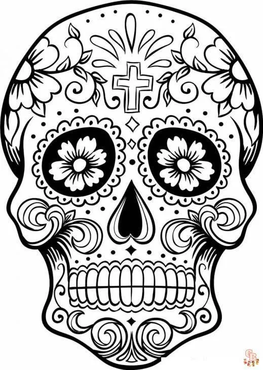 Celebre el Cinco de Mayo con divertidas páginas para colorear de calaveras Celebre el Cinco de Mayo con divertidas páginas para colorear de calaveras