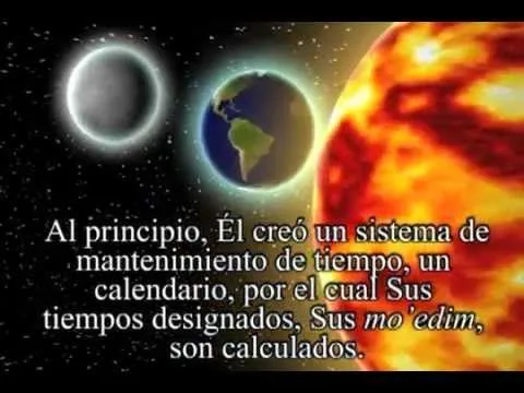 Los Días Celestiales Sagrados.- Fiestas de Dios (YHWH) - YouTube ...