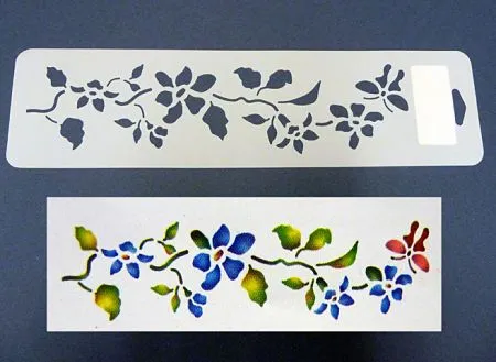 Cenefa 38 x 10 Flores y mariposa | Tienda de manualidades y bellas ... Cenefa 38 x 10 Flores y mariposa | Tienda de manualidades y bellas ...