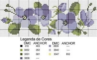 CENEFAS TOALLAS PUNTO DE CRUZ - Imagui