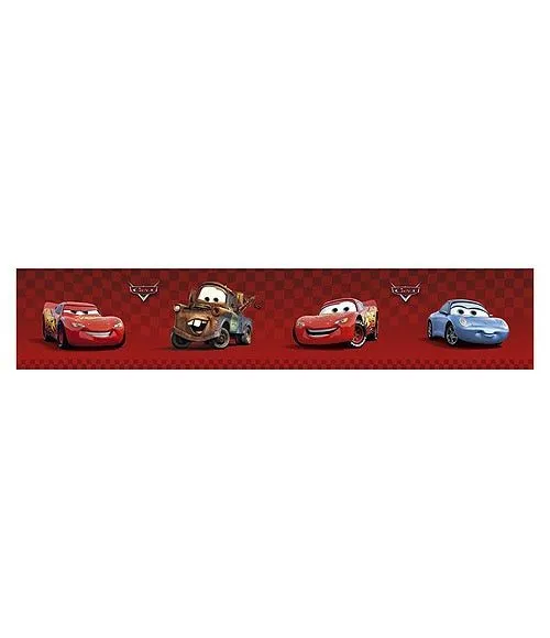 Cenefa infantil de vinilo CARS ROJO Ref. 13519695 - Leroy Merlin Cenefa infantil de vinilo CARS ROJO Ref. 13519695 - Leroy Merlin