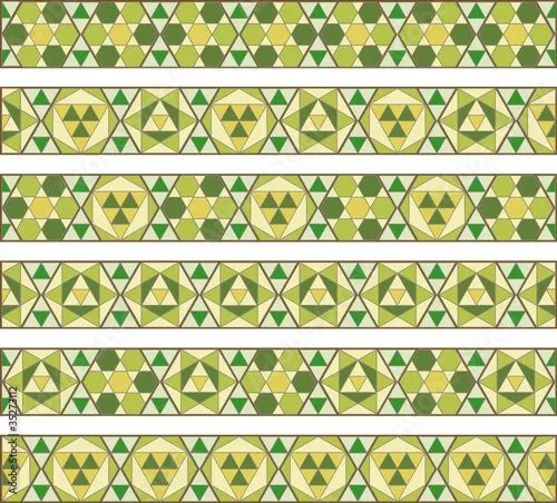 cenefas árabes verdes de srodrim, vector libre de derechos ... cenefas árabes verdes de srodrim, vector libre de derechos ...