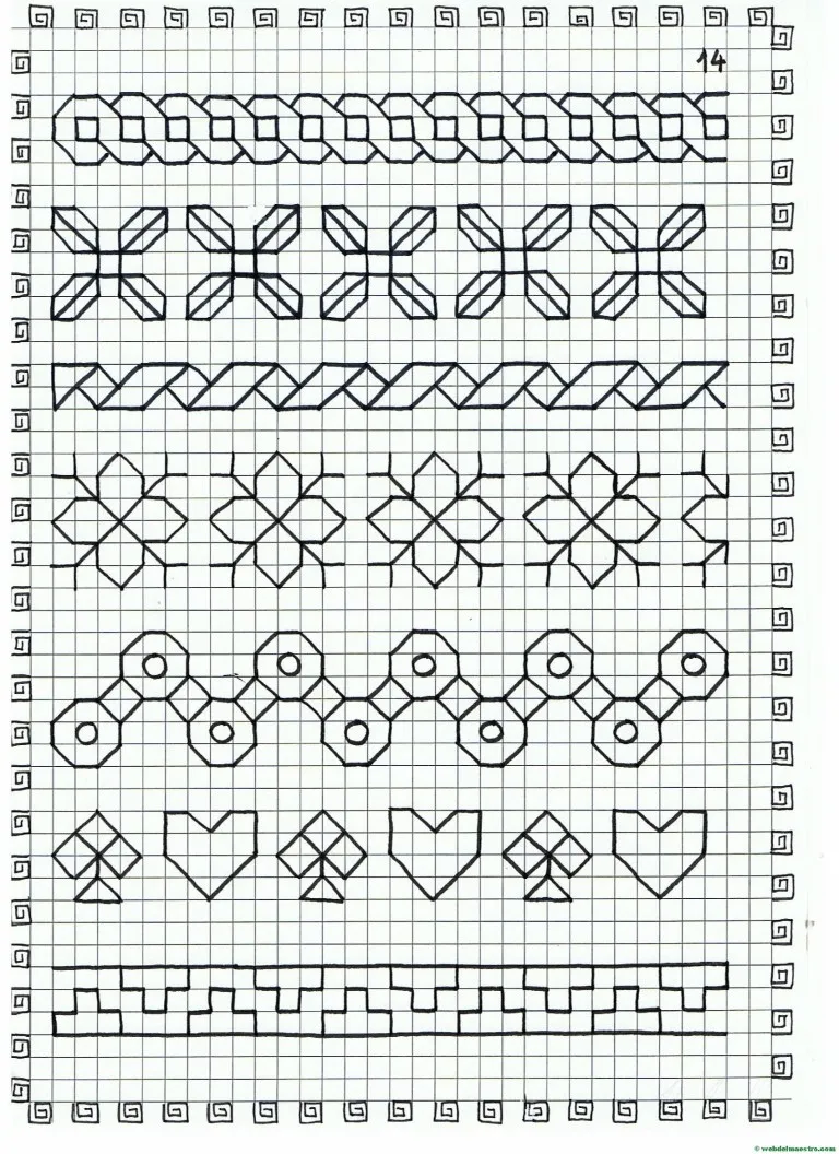 Cenefas - dibujos en cuadrícula para imprimir - Web del maestro | Dibujos en cuadricula, Papel de dibujo, Cuadricula para dibujar Cenefas - dibujos en cuadrícula para imprimir - Web del maestro | Dibujos en cuadricula, Papel de dibujo, Cuadricula para dibujar