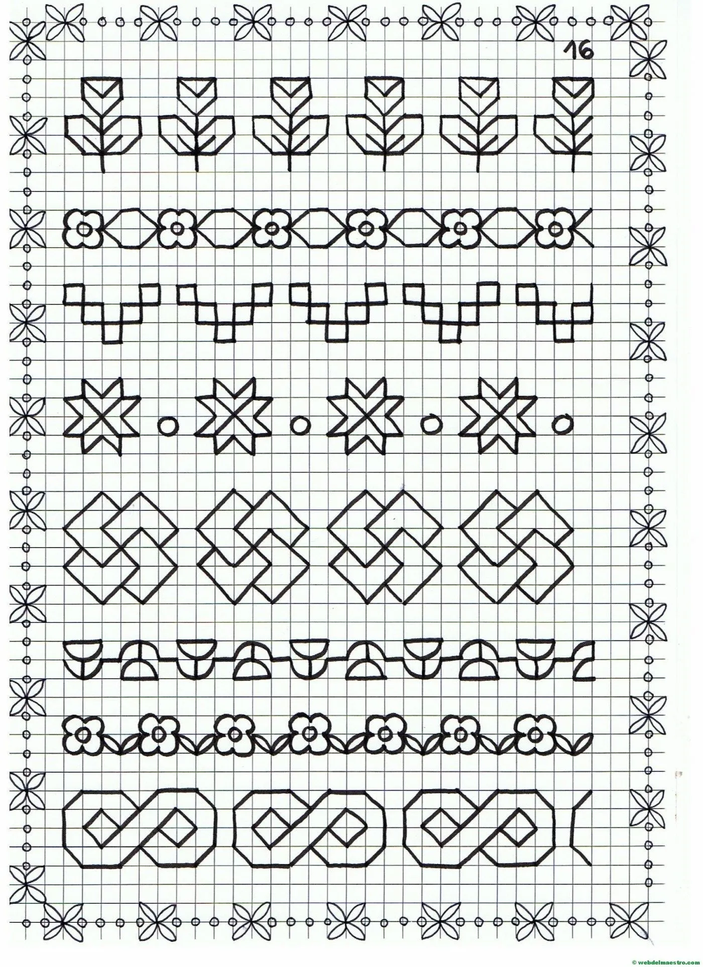 Cenefas - dibujos en cuadrícula para imprimir - Web del maestro | Dibujos en cuadricula, Papel de dibujo, Cuadricula para dibujar Cenefas - dibujos en cuadrícula para imprimir - Web del maestro | Dibujos en cuadricula, Papel de dibujo, Cuadricula para dibujar