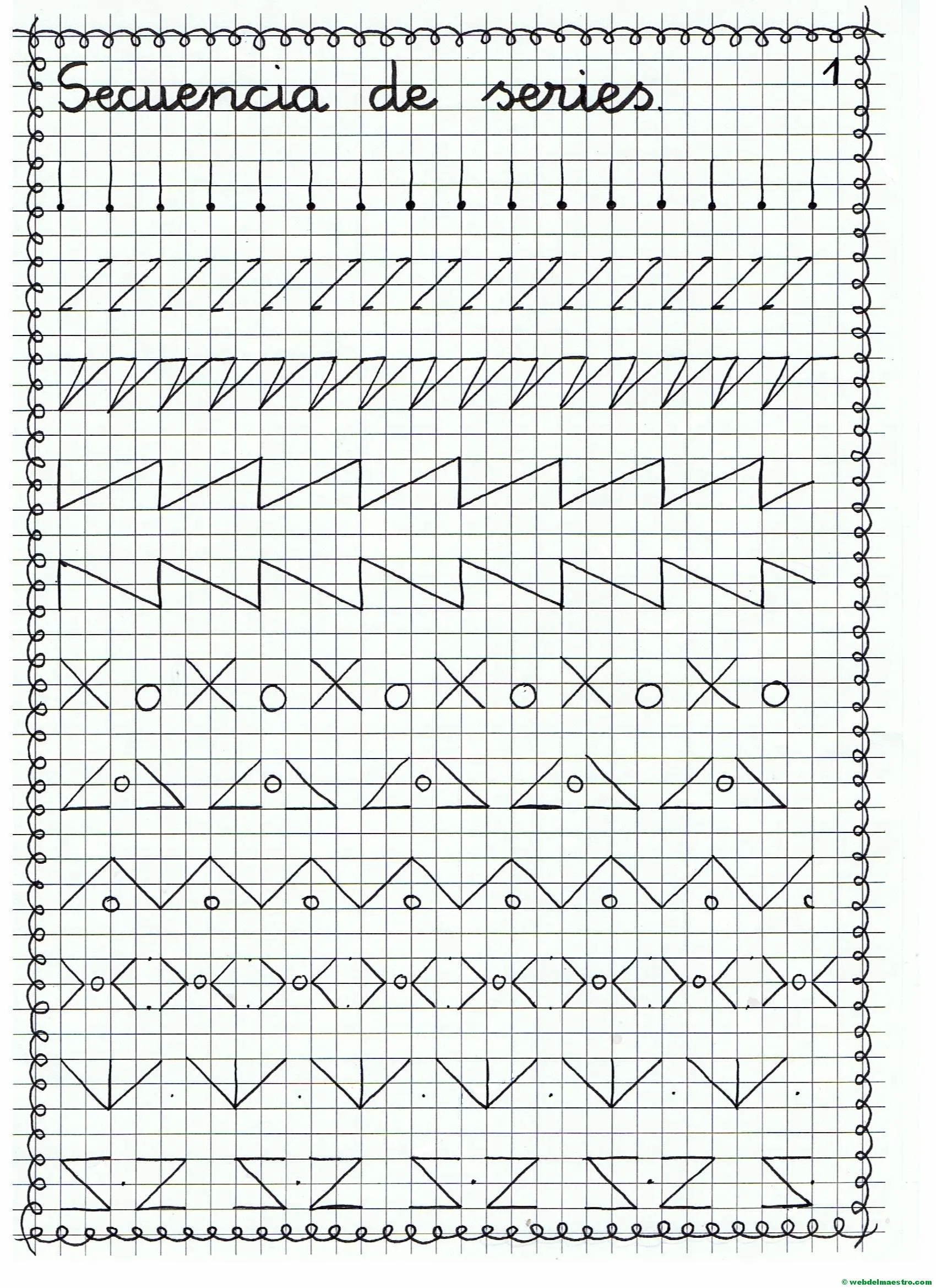 Cenefas - dibujos en cuadrícula para imprimir - Web del maestro Cenefas - dibujos en cuadrícula para imprimir - Web del maestro