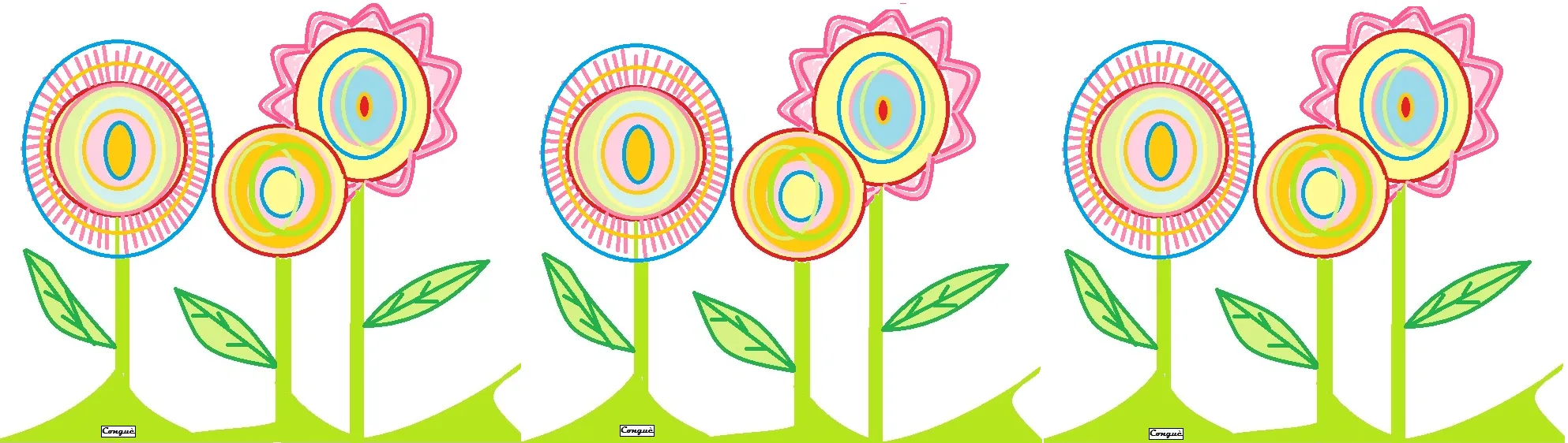 cenefas de flores Colouring Pages (page 3)