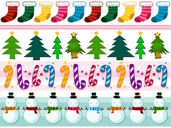 cenefas navideñas — Foto stock © lenmdp #