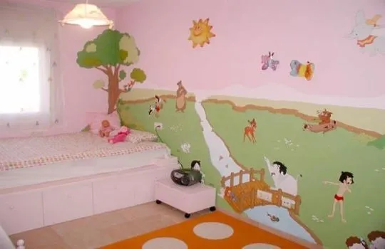 Cenefas pared infantiles. Fotos, presupuesto e imagenes.