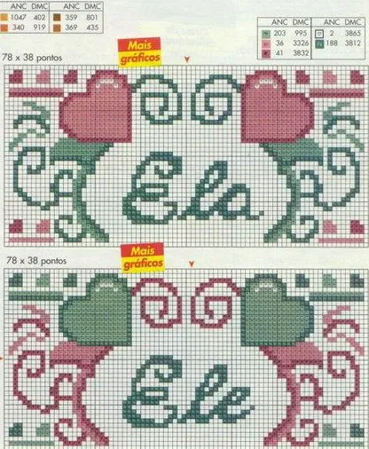 AYUDA CON CENEFAS DE PUNTO DE CRUZ