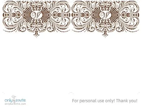 Cenefas decorativas para invitaciónes - Imagui