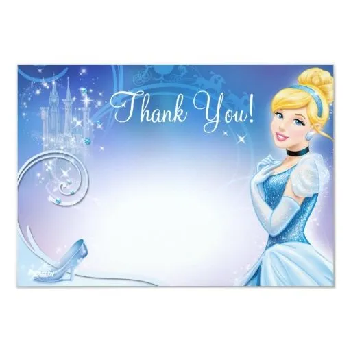 Cenicienta 3 le agradece las tarjetas invitación 3.5" x 5" | Zazzle Cenicienta 3 le agradece las tarjetas invitación 3.5" x 5" | Zazzle