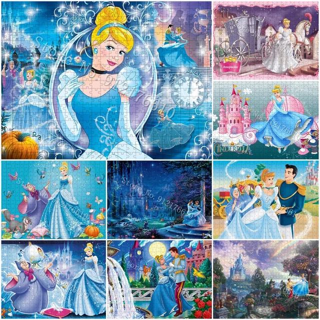 Cenicienta-rompecabezas de papel de princesa Disney para adultos, 300/500/1000 piezas, descompresión, juego familiar, Juguetes - AliExpress Cenicienta-rompecabezas de papel de princesa Disney para adultos, 300/500/1000 piezas, descompresión, juego familiar, Juguetes - AliExpress
