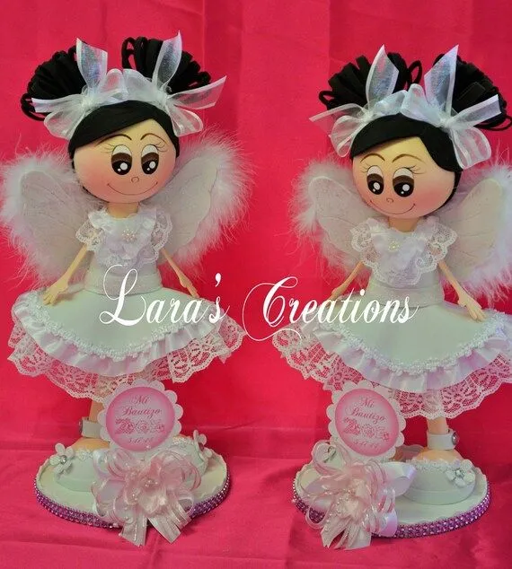 Centro de Mesa Angel Fofucha por LarasCreationsShop en Etsy Centro de Mesa Angel Fofucha por LarasCreationsShop en Etsy