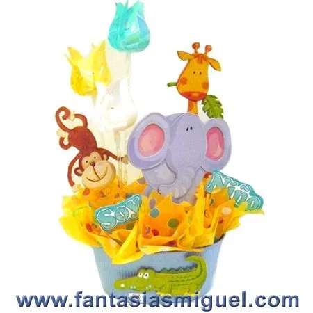 CENTRO DE MESA BABY SHOWER CON ANIMALITOS | Baby Shower ... CENTRO DE MESA BABY SHOWER CON ANIMALITOS | Baby Shower ...