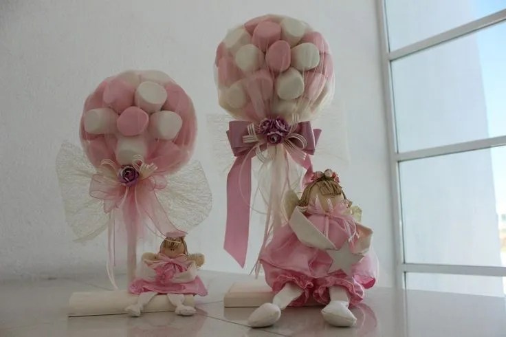 Centro de mesa para baby shower de niña | Protocolo | Pinterest