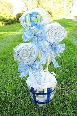 Centro de mesa para baby shower ~ Portal de Manualidades Centro de mesa para baby shower ~ Portal de Manualidades