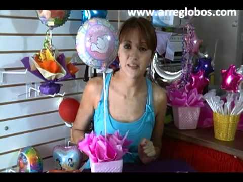 Centro de mesa para bautizo niña (parte 1) - YouTube Centro de mesa para bautizo niña (parte 1) - YouTube
