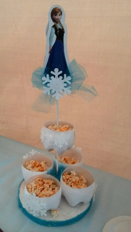Centro de mesa y botanero frozen | fiestas | Pinterest | Mesas and ...