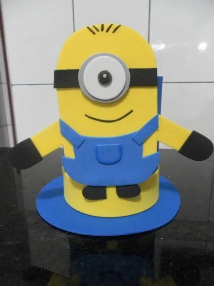 Centro de mesa Cachepô Minions | Minions, Mesas and Boxes Centro de mesa Cachepô Minions | Minions, Mesas and Boxes
