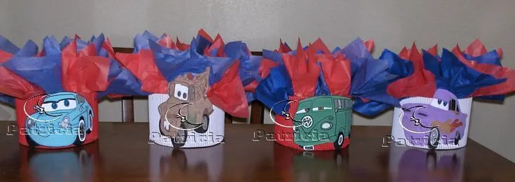 Centro de mesa Cars en foamy | Foamy | Pinterest