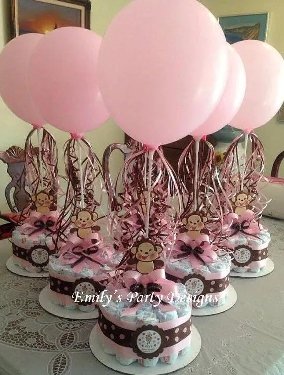 Centro de mesa de pañales Changuita por designsbyemilys en Etsy Centro de mesa de pañales Changuita por designsbyemilys en Etsy