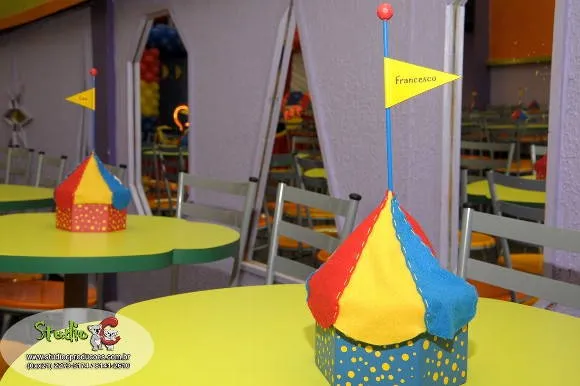 Centro de mesa circo - Imagui