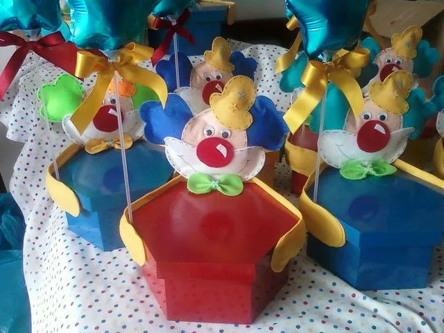Centros de mesa de circo - Imagui