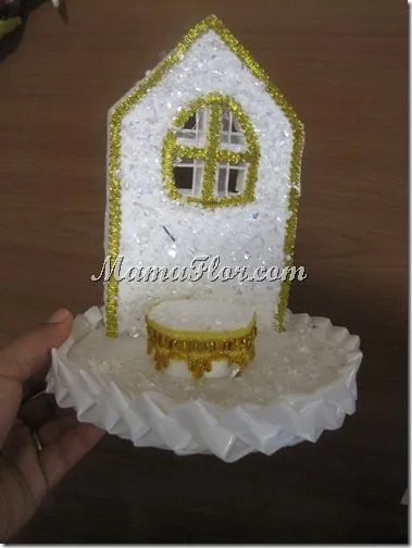 Centro de Mesa para Primera Comunión… - Manualidades MamaFlor